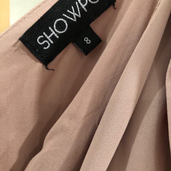 Off-shoulder mauve midi - Picture 3 of 4